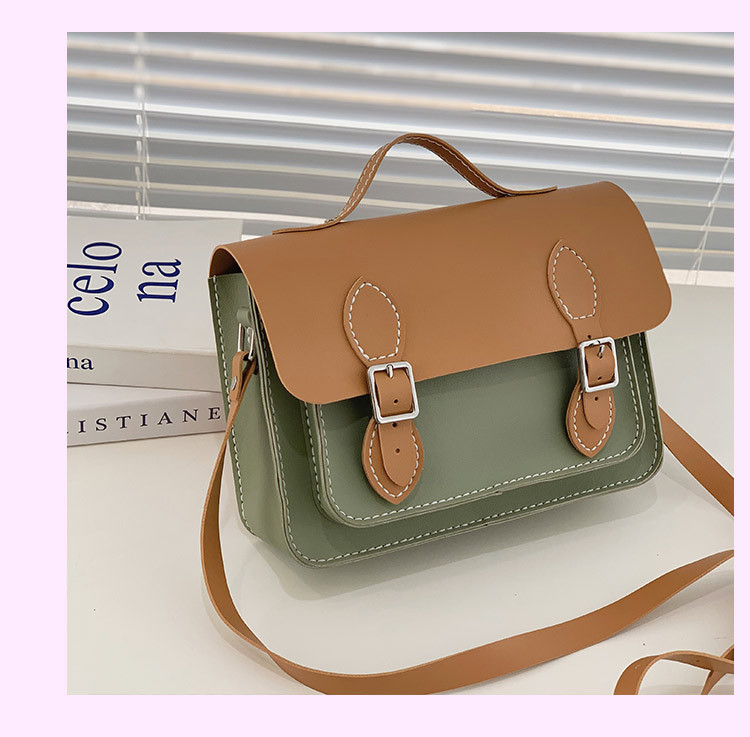 PU tkanina crossbody torba s unutarnjim patch džepom, zatvaranje kapom, jedna naramenica