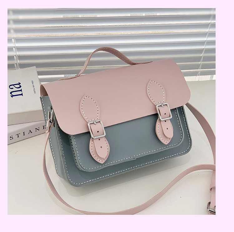 PU tkanina crossbody torba s unutarnjim patch džepom, zatvaranje kapom, jedna naramenica