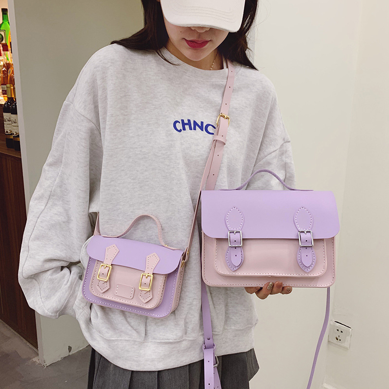 PU tkanina crossbody torba s unutarnjim patch džepom, zatvaranje kapom, jedna naramenica
