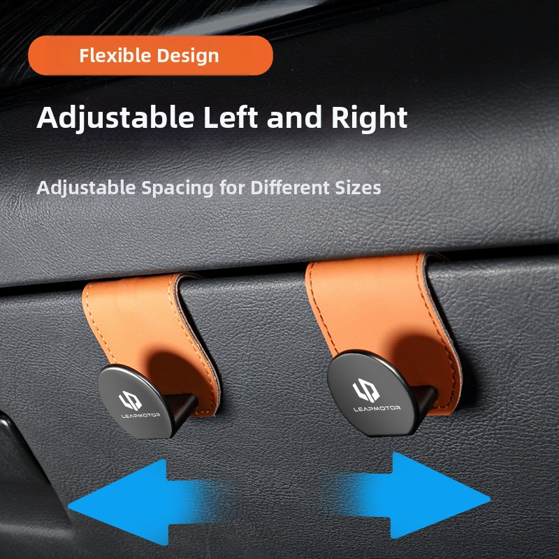 Chebufang алуминиева закачалка за автомобилна седалка – скрито задно съхранение, прост стил, вътрешно декориране