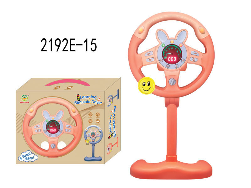 Dječji edukativni volan za simulaciju vožnje, baterijski trening uređaj za auto s glazbenom/glasovnom funkcijom, ABS, za uzrast 4-6 godina