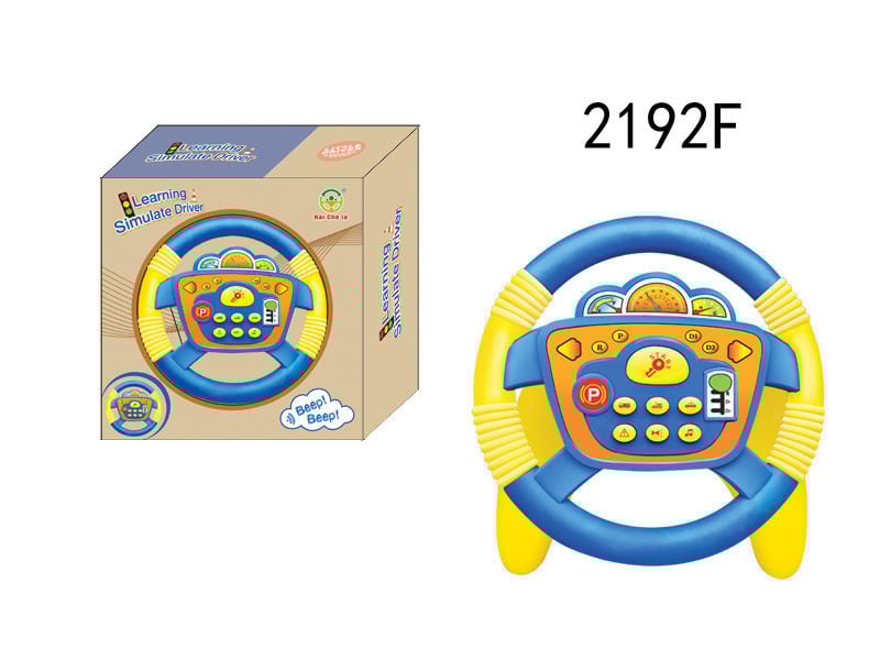Dječji edukativni volan za simulaciju vožnje, baterijski trening uređaj za auto s glazbenom/glasovnom funkcijom, ABS, za uzrast 4-6 godina