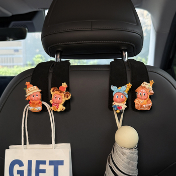 Άγκίστρο αυτοκινήτου για την πλάτη του πίσω καθίσματος • δέρμα • στυλ καρτούν • εσωτερική διακόσμηση και χώρος αποθήκευσης στο αυτοκίνητο • μοντέλο ZJBDCZGG1