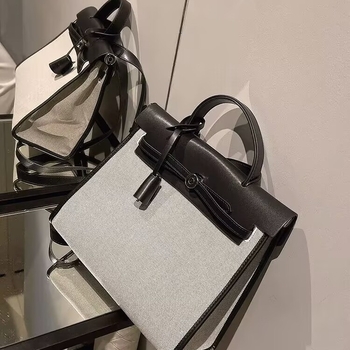 PU torba, Street fashion stil, horizontalni kvadratni oblik, poliester podstava, zaključavanje