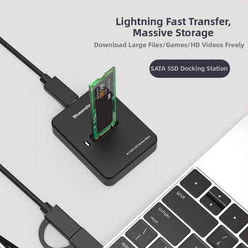 Dvojprotokolová skriňa na M.2 SSD NVMe/SATA, USB-C 3.2 Gen2, až 8 TB, kompaktné a prenosné, modely SD03A/SD02A/SD01A