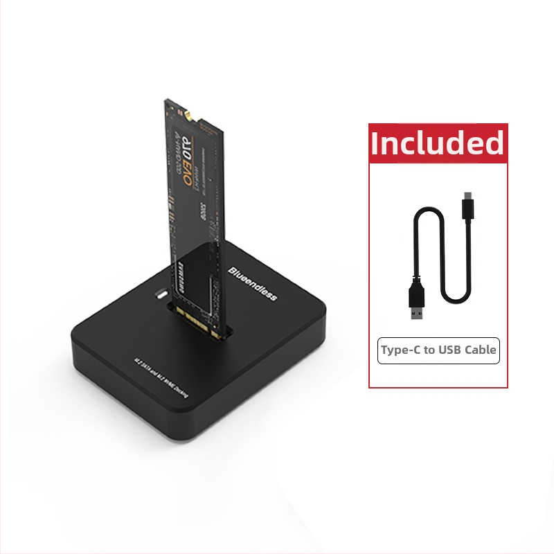 Dvojprotokolová skriňa na M.2 SSD NVMe/SATA, USB-C 3.2 Gen2, až 8 TB, kompaktné a prenosné, modely SD03A/SD02A/SD01A