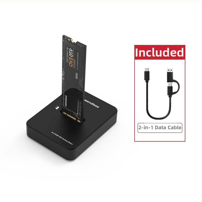 Dvojprotokolová skriňa na M.2 SSD NVMe/SATA, USB-C 3.2 Gen2, až 8 TB, kompaktné a prenosné, modely SD03A/SD02A/SD01A