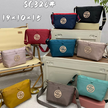 Geantă Dumpling din Oxford pânză, în formă de dumpling, închidere cu fermoar, buzunar interior cu fermoar, căptușeală poliester