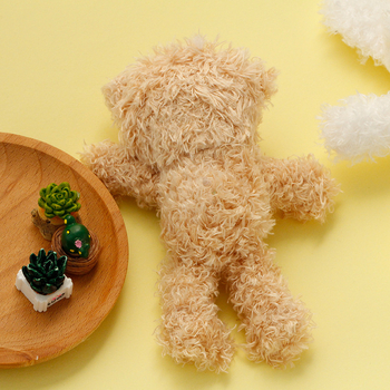 Broșă din pluș cu design ursuleț și iepuraș, broderie computerizată cu umplutură din bumbac sintetic, origineYiwu, Primăvara 2024