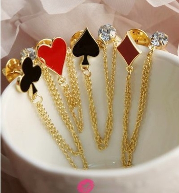 Krae nipsu geomeetrilise kujundusega Korea stiilis sulam ja kunstlikud kivid