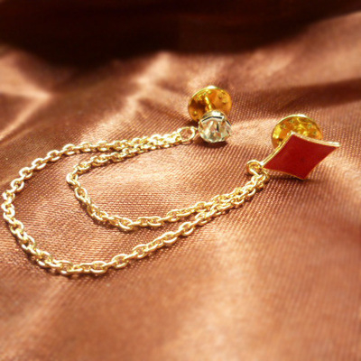 Krae nipsu geomeetrilise kujundusega Korea stiilis sulam ja kunstlikud kivid