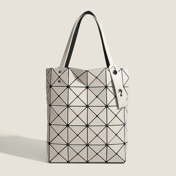 Geantă cu design geometric romboidal, material PU (Stil: Simplitate urbană; Material: PU; Tendință: geantă pătrată; Sezon: Primăvara 2024; Potrivit pentru: uz zilnic)