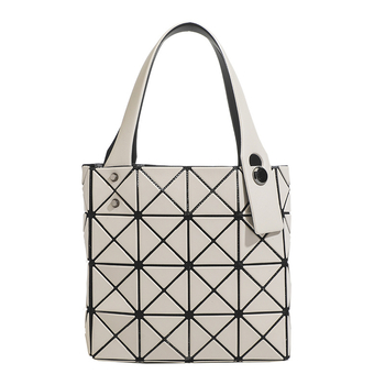 Geantă cu design geometric romboidal, material PU (Stil: Simplitate urbană; Material: PU; Tendință: geantă pătrată; Sezon: Primăvara 2024; Potrivit pentru: uz zilnic)