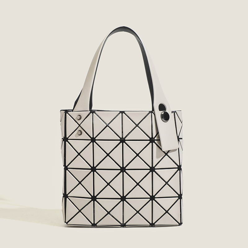 Geantă cu design geometric romboidal, material PU (Stil: Simplitate urbană; Material: PU; Tendință: geantă pătrată; Sezon: Primăvara 2024; Potrivit pentru: uz zilnic)