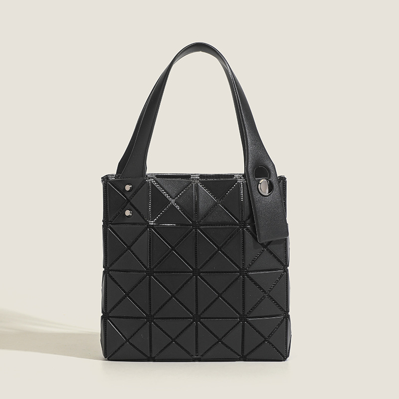 Geantă cu design geometric romboidal, material PU (Stil: Simplitate urbană; Material: PU; Tendință: geantă pătrată; Sezon: Primăvara 2024; Potrivit pentru: uz zilnic)