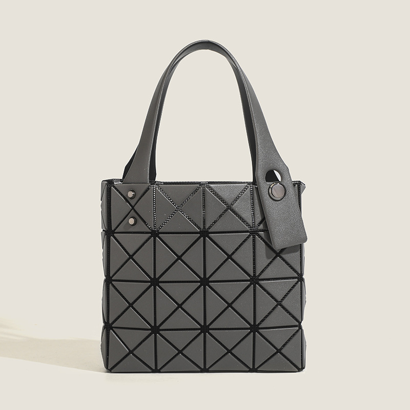 Geantă cu design geometric romboidal, material PU (Stil: Simplitate urbană; Material: PU; Tendință: geantă pătrată; Sezon: Primăvara 2024; Potrivit pentru: uz zilnic)