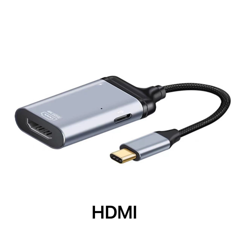 Convertor Type-C către video cu port RJ45 Gigabit Ethernet, 1 intrare / 3 ieșiri, încărcare PD100W rapidă, alimentare externă, transfer USB 2.0 de date