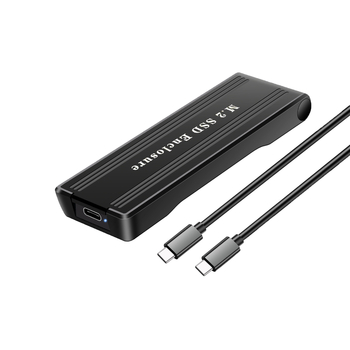 Q26 Type-C M.2 NVMe SSD кутия за лаптоп, Flip-Top, ABS, поддържа до 4TB, съвместим със SATA