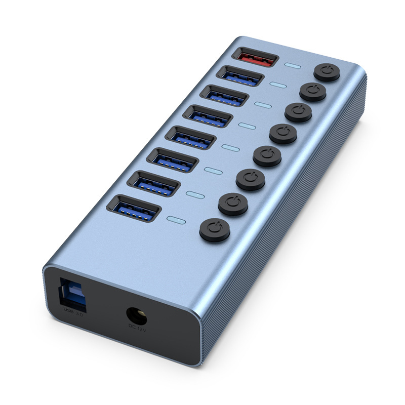 Jacassi T388 USB 3.0 dokkolóállomás külső tápegységgel, 1 m hosszú kábel, 5 Gbps átvitellel