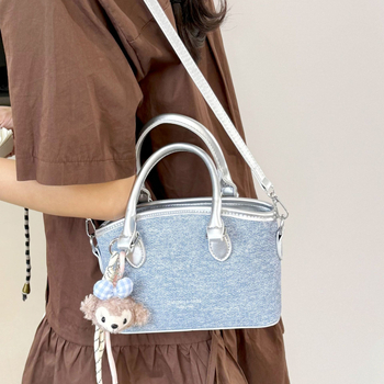 Geantă tip bucket din PU, stil urban minimalist, închidere cu fermoar, căptușeală din poliester (vara 2025, formă de găleată, curea cu o singură curea)