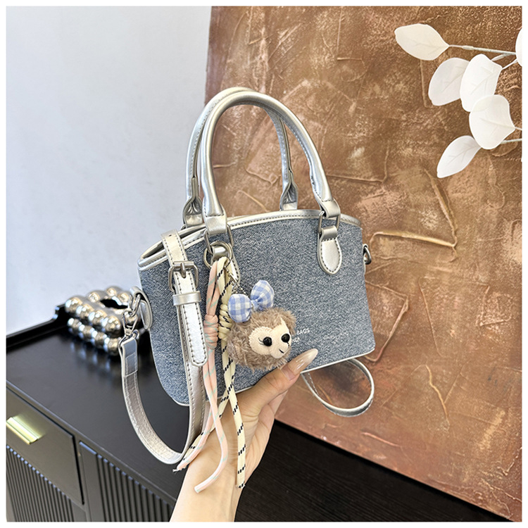 Geantă tip bucket din PU, stil urban minimalist, închidere cu fermoar, căptușeală din poliester (vara 2025, formă de găleată, curea cu o singură curea)