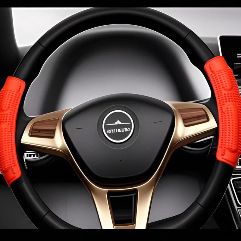 Husă de volan pentru mașină cu masaj, anti-alunecare și acupresură booster