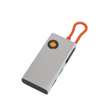 Stație docking Type-C cu HDMI și hub USB 3.0, 5 în 1, 5Gbps, cablu 0.15 m, alimentare prin USB, model HC--D--019