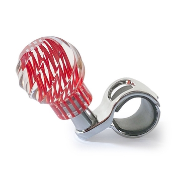 Yse univerzalni akrilni kristalni Power Ball za volan, dodatak za uštedu napora, 340 g, prilagodljiv (Brand: Yse; Materijal: akril + hardver; Težina: 340 g; Univerzalno; Prilagodba: Da)