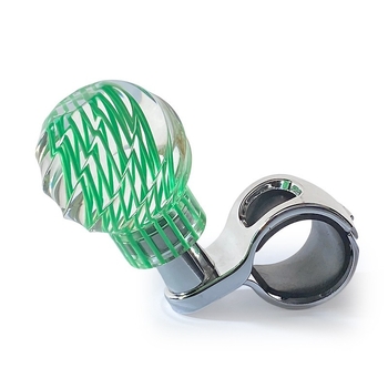 Yse univerzalni akrilni kristalni Power Ball za volan, dodatak za uštedu napora, 340 g, prilagodljiv (Brand: Yse; Materijal: akril + hardver; Težina: 340 g; Univerzalno; Prilagodba: Da)