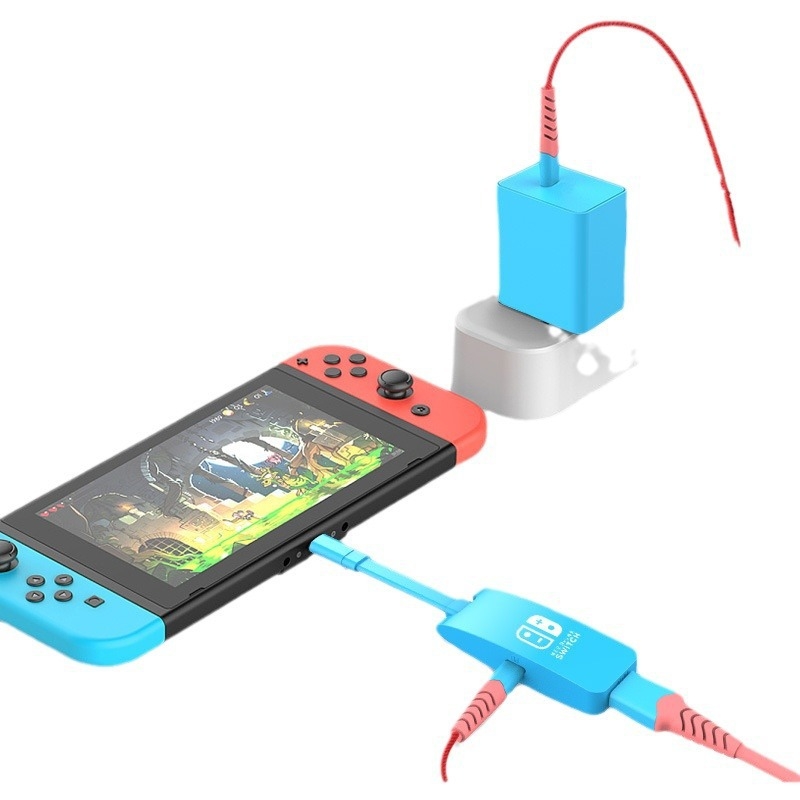 Dock mini HUB Switch — HDMI 4K, USB-C, 5Gbps, splitter 1 la 3, fără alimentare externă