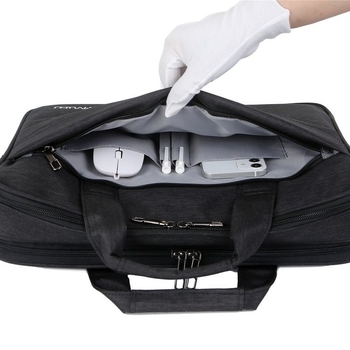 Geantă de laptop pentru afaceri – Nylon, impermeabilă, rezistentă la uzură, protecție la șocuri, căptușeală poliester
