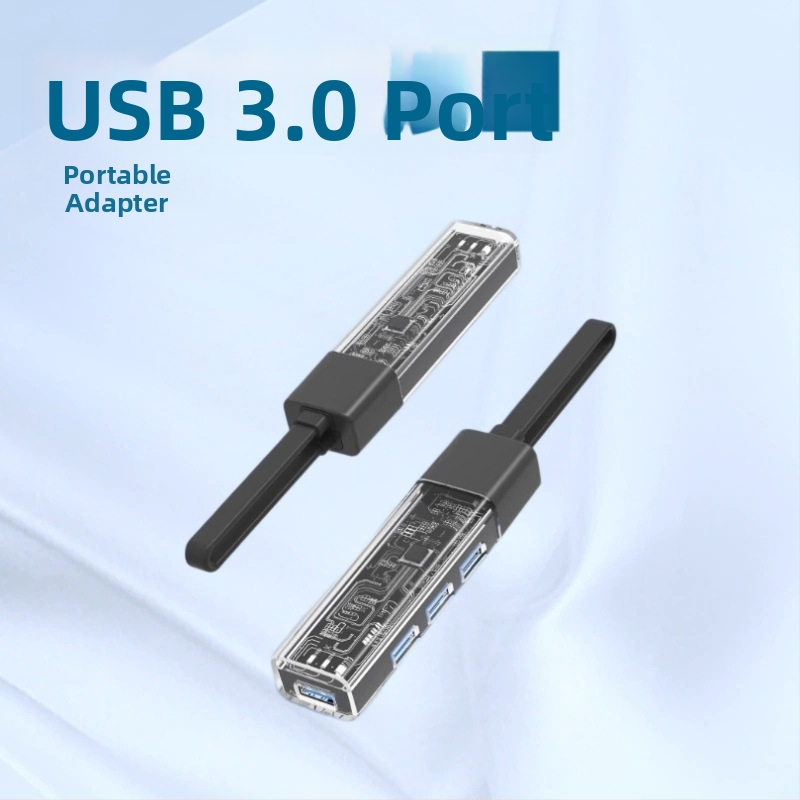 USB-C dokovacia stanica s 4-portovým USB 3.0 extenderom, 5Gbps, hliníkové puzdro, tlač loga