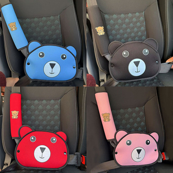 Padă de centură pentru copii, cu ursuleț desenat, reglabil, curea de 5 cm, poliester, 300 g, imprimare logo disponibil