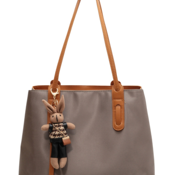 Geantă Tote pentru femei - stil pe umăr crossbody, material: mătase cu imprimeu floral, formă-orizontală pătrată, închidere cu capac, buzunar interior cu fermoar