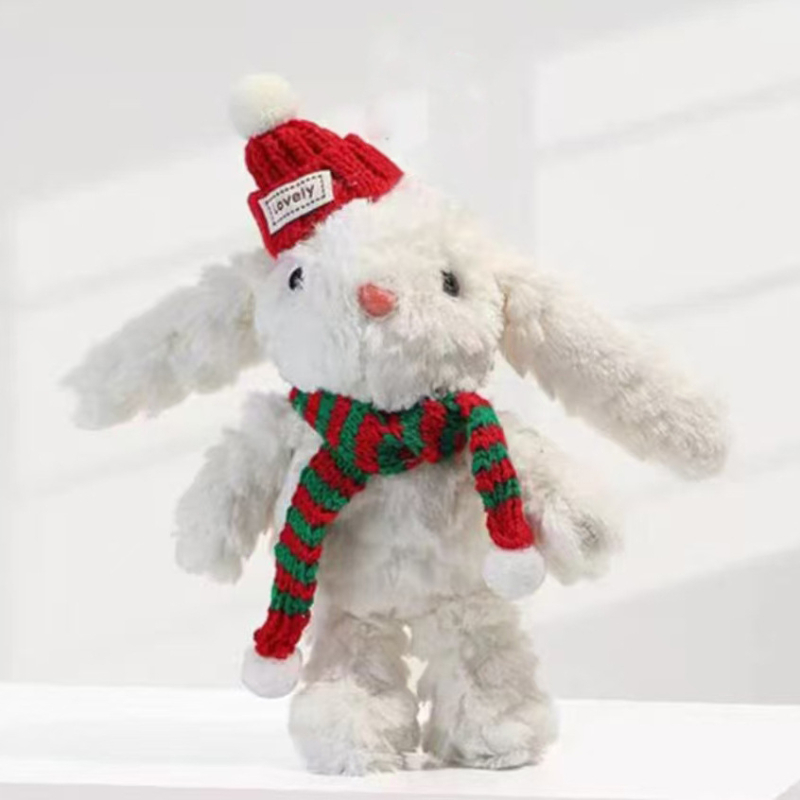 Plīša zaķēns atslēgu piekariņš un somas kulons, anime dizains, svaigs un salds stils, vasara 2024