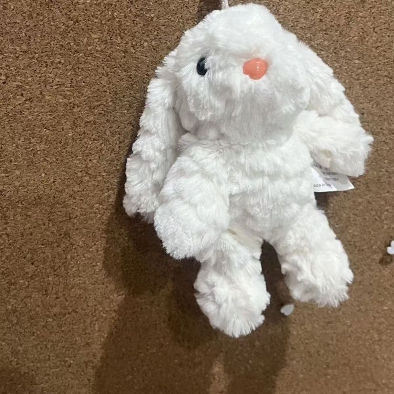 Plīša zaķēns atslēgu piekariņš un somas kulons, anime dizains, svaigs un salds stils, vasara 2024