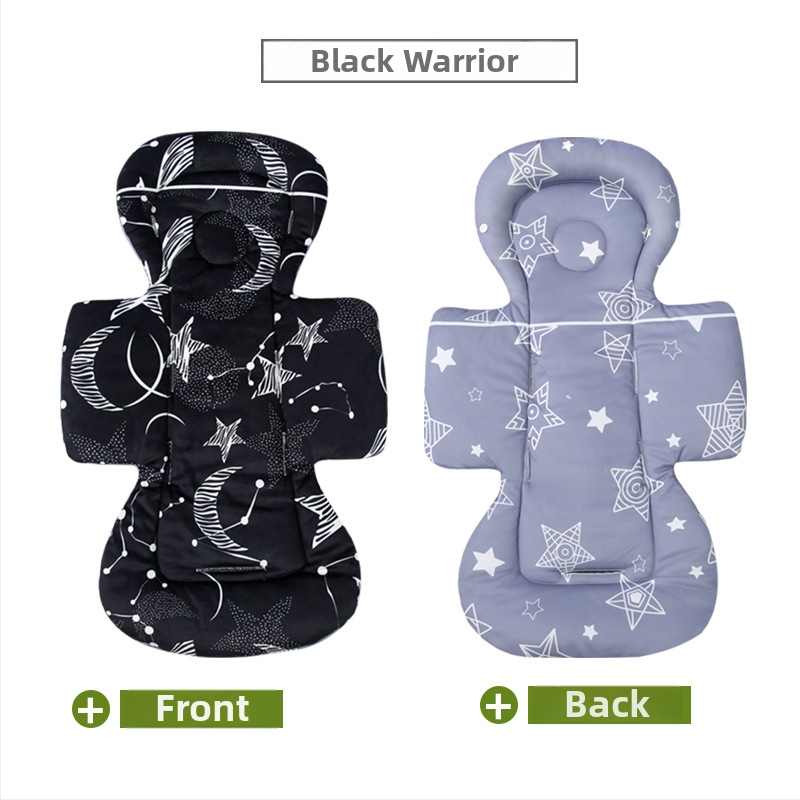 Kokvilnas paliktnis bērnu ratiem un gultiņai, četru sezonu saderība, iekšējā spilvena nomaiņa, vidukļa atbalsts un galvas spilvens