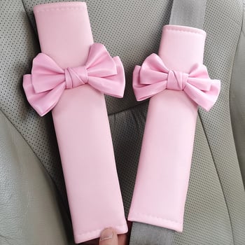 Perne pentru centură de siguranță auto, poliester, design papion, 50 g, personalizabile