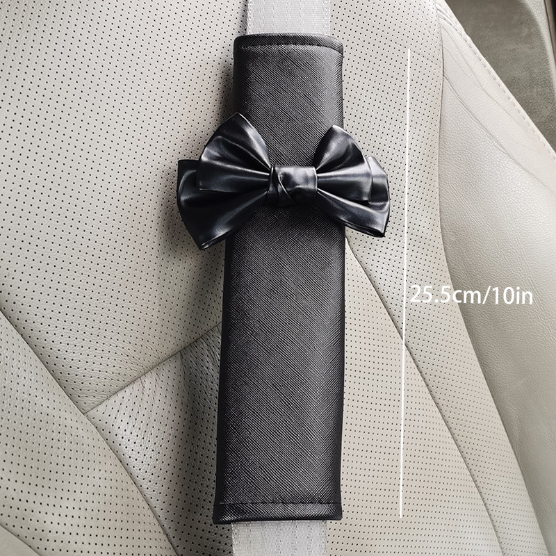 Perne pentru centură de siguranță auto, poliester, design papion, 50 g, personalizabile