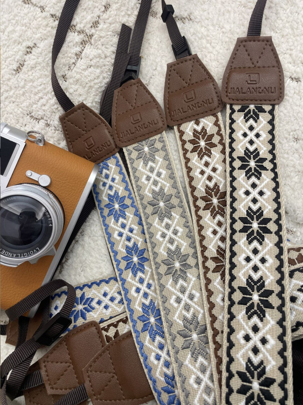 Remen za rameno SLR fotoaparata s crossbody stilom, kompatibilan s Canon 6D II, Nikon D800, Fuji i Polaroid