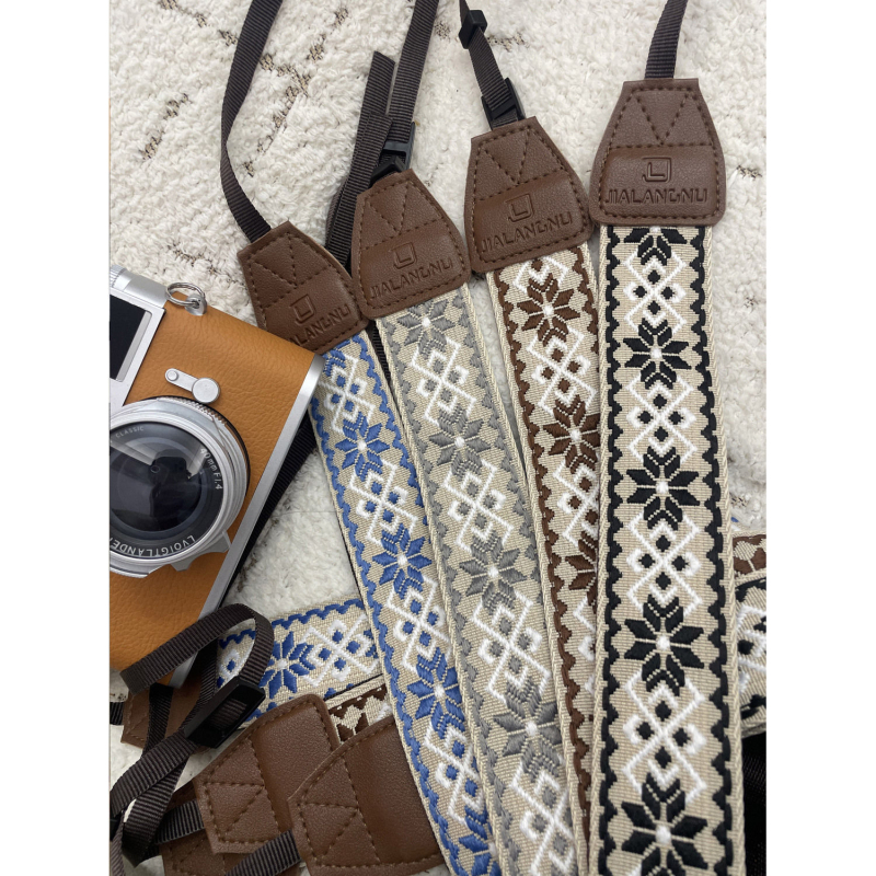 Remen za rameno SLR fotoaparata s crossbody stilom, kompatibilan s Canon 6D II, Nikon D800, Fuji i Polaroid