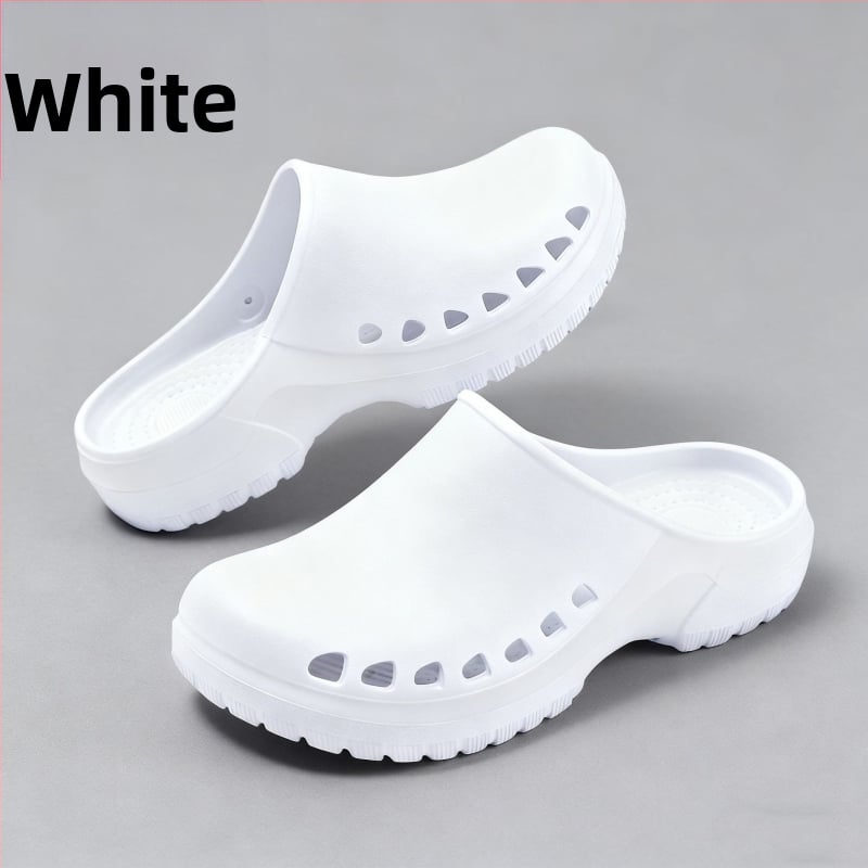 Chirurginiai bateliai operacinei salei – EVA viršus ir padas, 3 cm storio padas, smūgio absorbcija ir neslidus paviršius, pirštų skylutės dizainas, Baotou Cave stilius