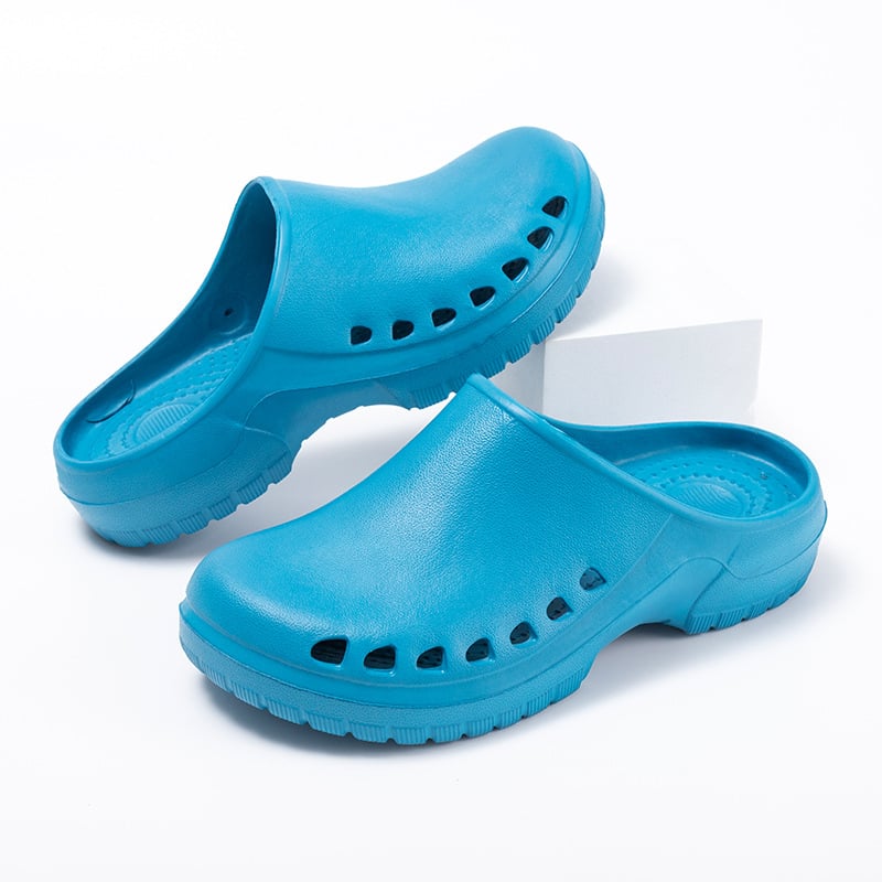 Chirurginiai bateliai operacinei salei – EVA viršus ir padas, 3 cm storio padas, smūgio absorbcija ir neslidus paviršius, pirštų skylutės dizainas, Baotou Cave stilius