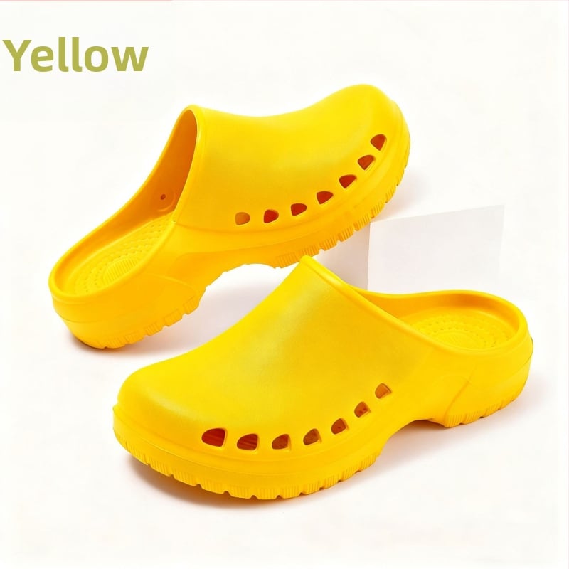 Chirurginiai bateliai operacinei salei – EVA viršus ir padas, 3 cm storio padas, smūgio absorbcija ir neslidus paviršius, pirštų skylutės dizainas, Baotou Cave stilius