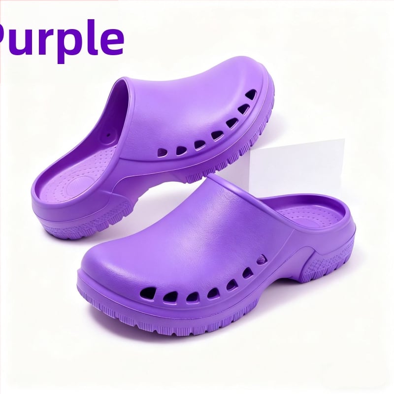 Chirurginiai bateliai operacinei salei – EVA viršus ir padas, 3 cm storio padas, smūgio absorbcija ir neslidus paviršius, pirštų skylutės dizainas, Baotou Cave stilius