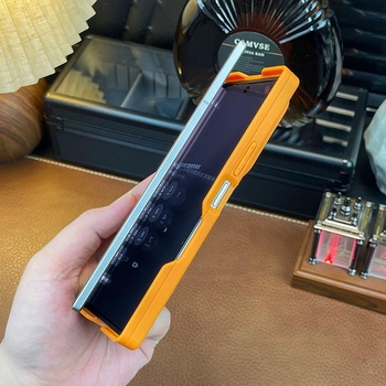 Samsung Galaxy Z Fold7 калъф за магнитно зареждане, двойен централен шарнир, матова повърхност, TPU+PC