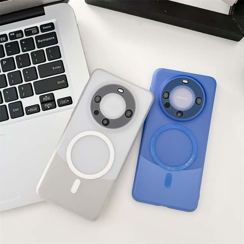 Кейс за Huawei Mate60/70: PC материал, матов финиш, магнитно задържане, удароустойчив, антиотпечатъци