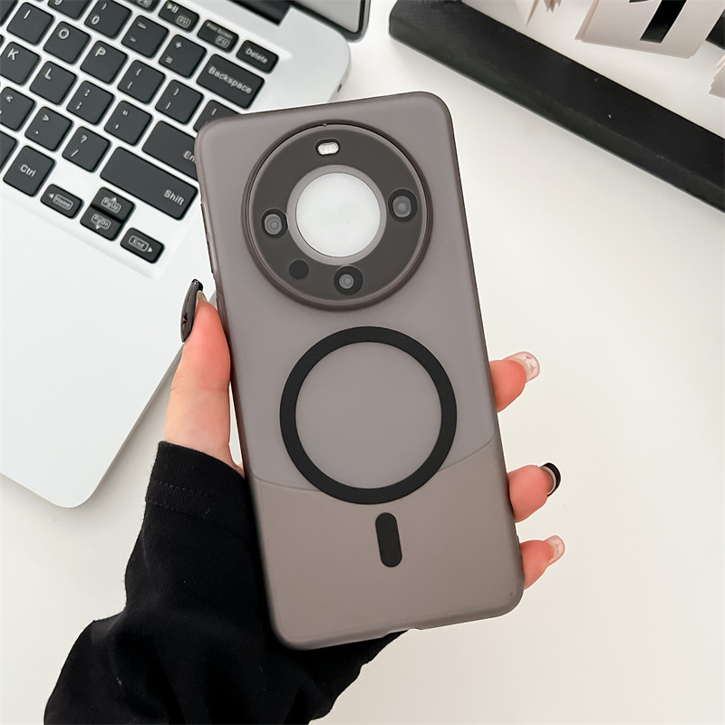 Кейс за Huawei Mate60/70: PC материал, матов финиш, магнитно задържане, удароустойчив, антиотпечатъци