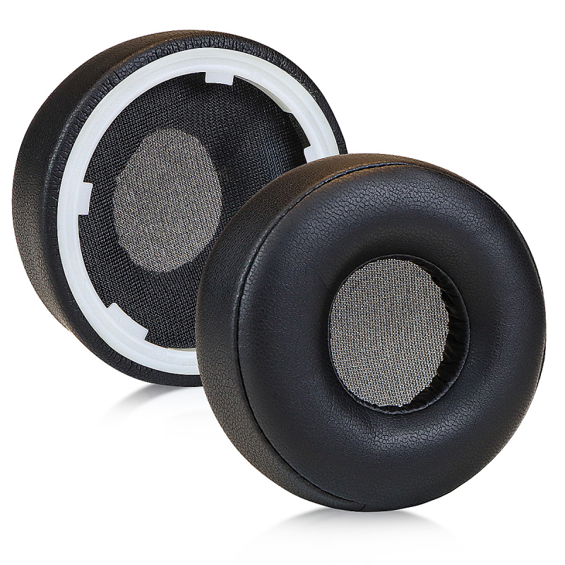 Husă pentru căști WH-H800 din piele sintetică, cu design texturat fin și cataramă, formă rotundă
