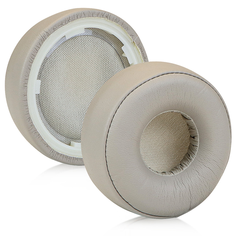 Husă pentru căști WH-H800 din piele sintetică, cu design texturat fin și cataramă, formă rotundă